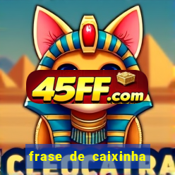 frase de caixinha de natal